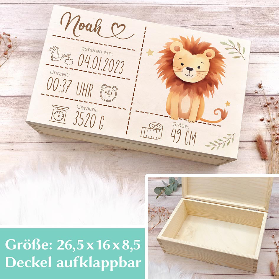 Erinnerungsbox zur Geburt Herzensprojekt Manufaktur