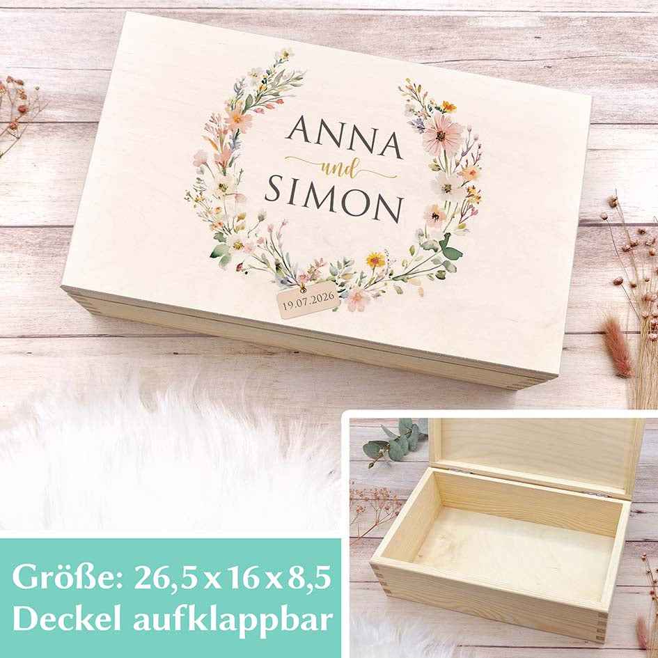 Erinnerungsbox zur Hochzeit
