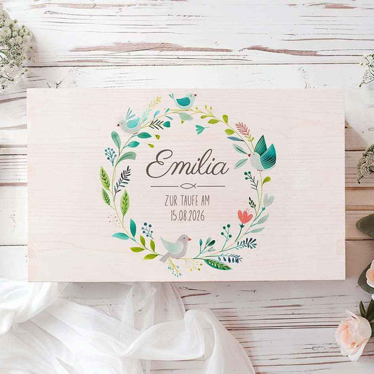 Erinnerungsbox Taufe "Arche Noah"
