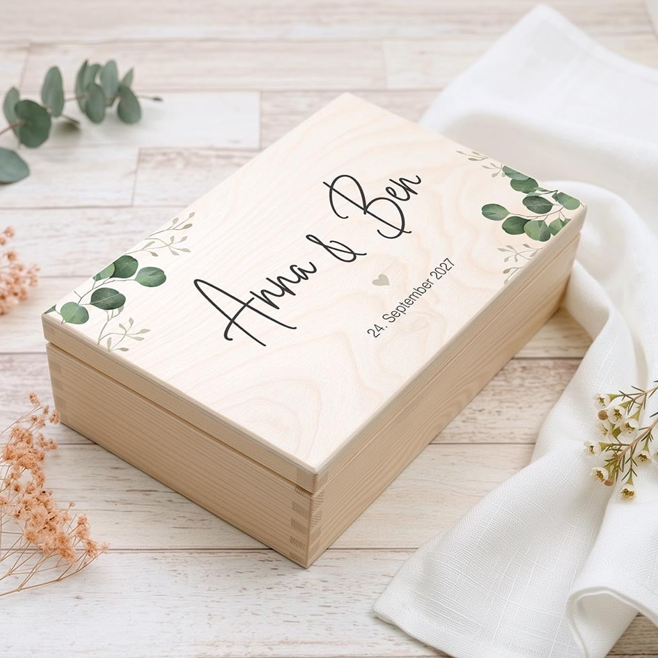Erinnerungskiste zur Hochzeit Herzensprojekt Manufaktur