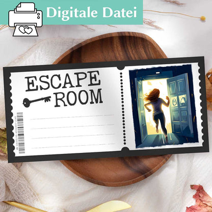 Escape Room Gutscheinvorlage Herzensprojekt Manufaktur