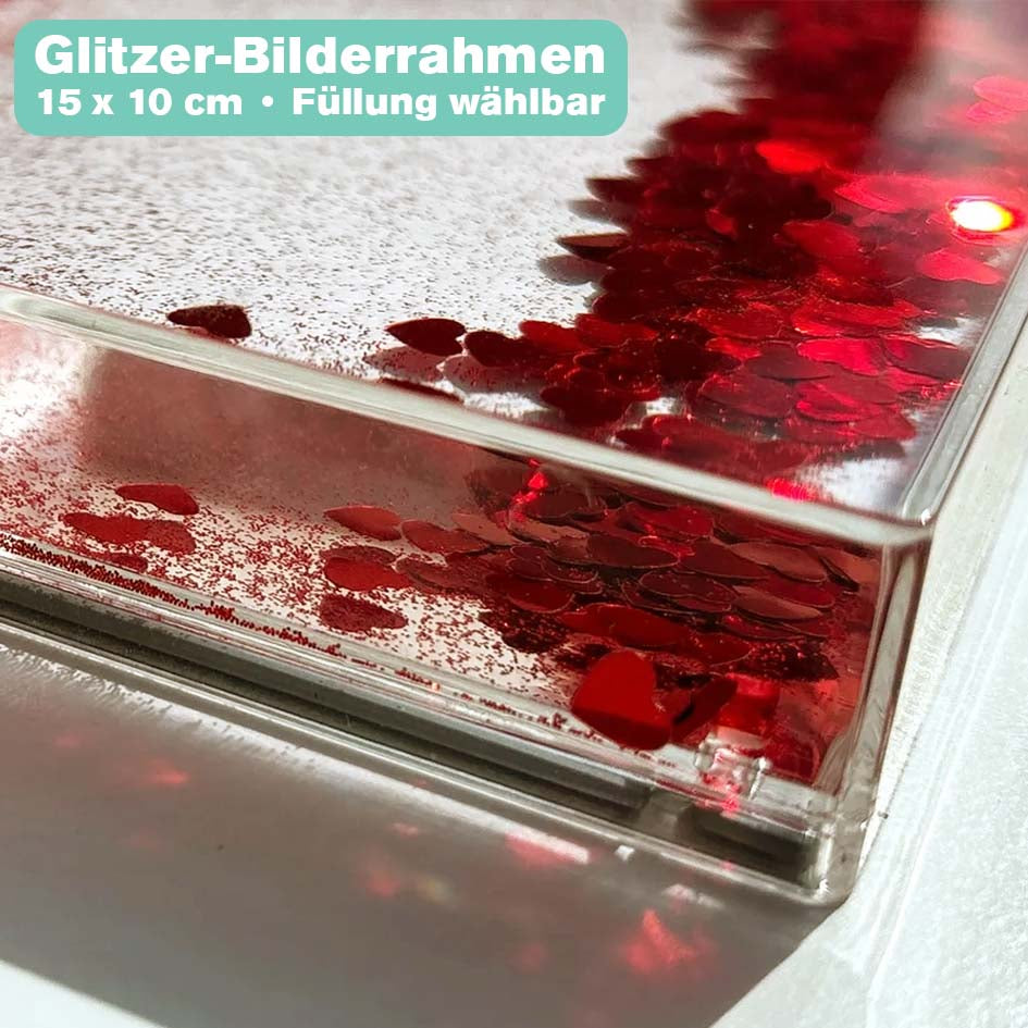Glitzer Bilderrahmen "Svea & Lumi" merchOne