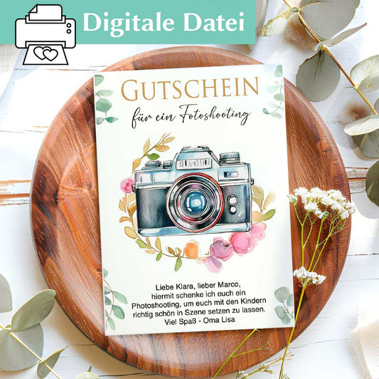 Fotoshooting Gutschein Herzensprojekt Manufaktur