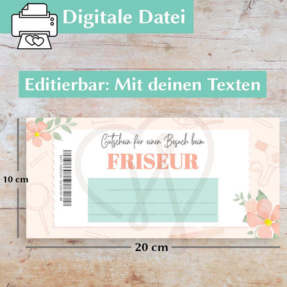 Friseurgutschein Herzensprojekt Manufaktur