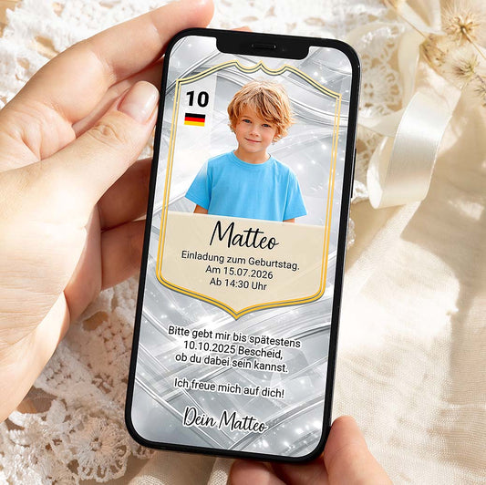 Fußball Einladung Geburtstag Herzensprojekt Manufaktur