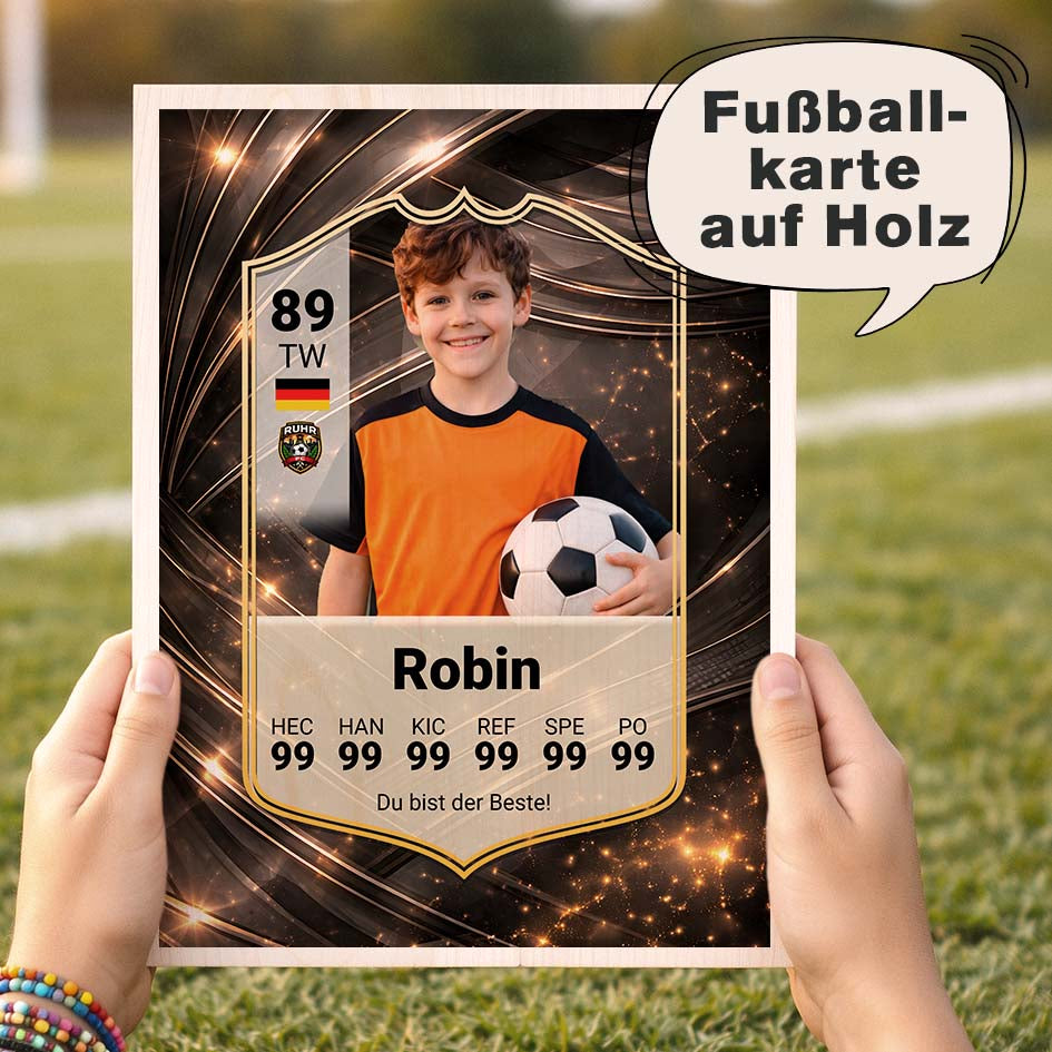 Fußballkarte Holz Herzensprojekt Manufaktur