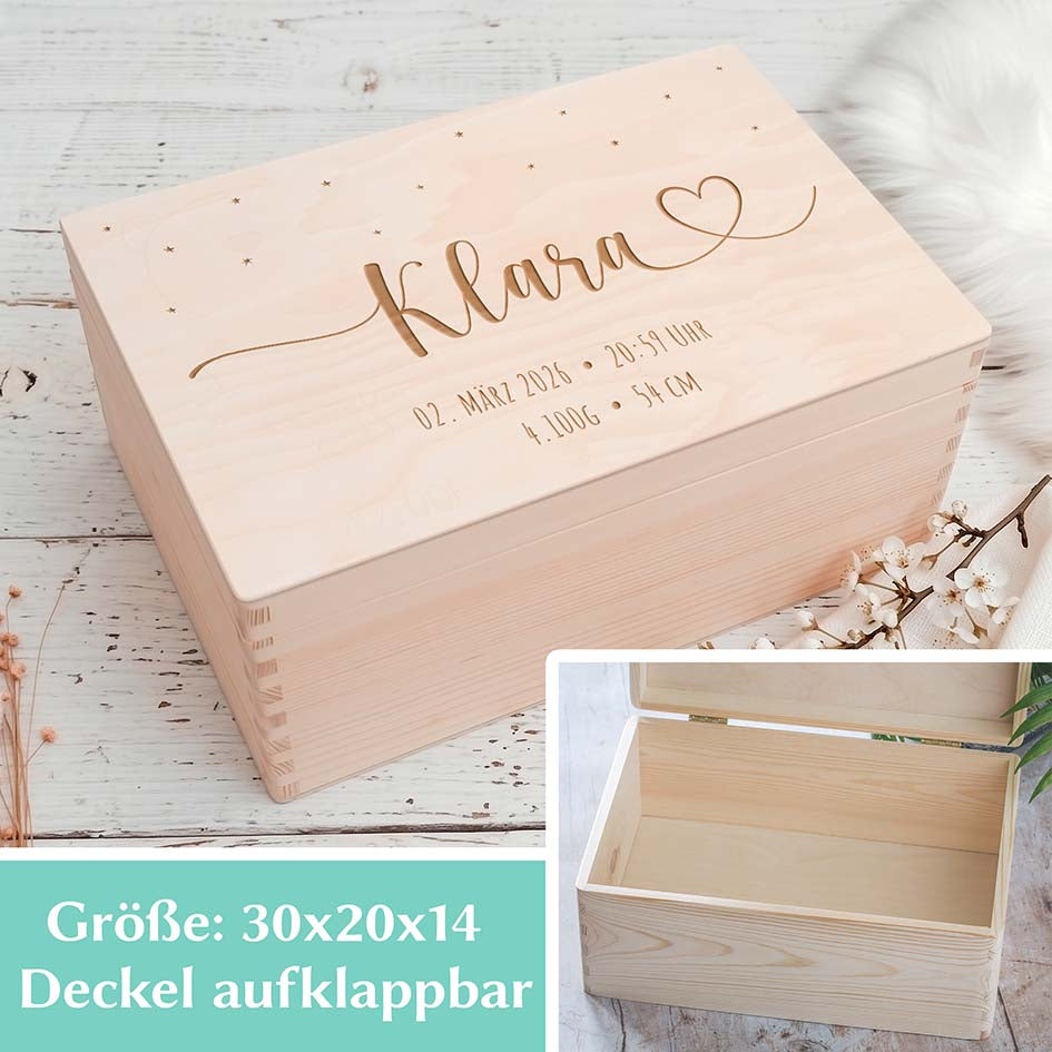 Geburtsbox personalisiert Herzensprojekt Manufaktur