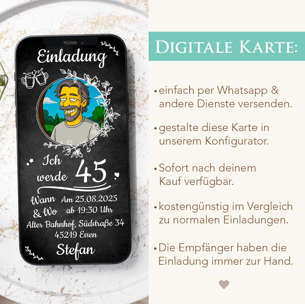 Geburtstagseinladung Comic Stil Herzensprojekt Manufaktur