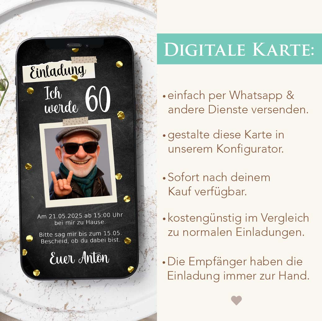Geburtstagseinladung Lustig Herzensprojekt Manufaktur