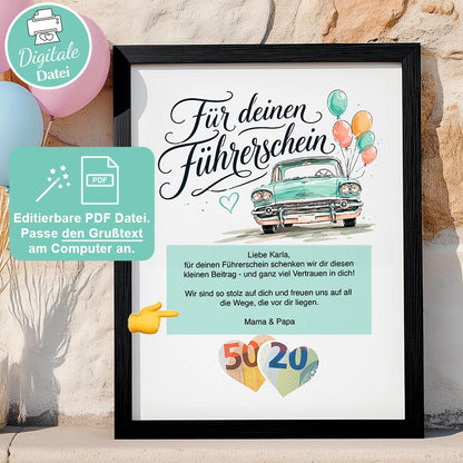 Geld zum Führerschein Herzensprojekt Manufaktur