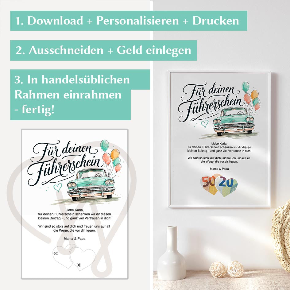 Geld zum Führerschein Herzensprojekt Manufaktur