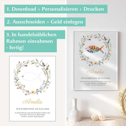 Geld schenken zur Kommunion