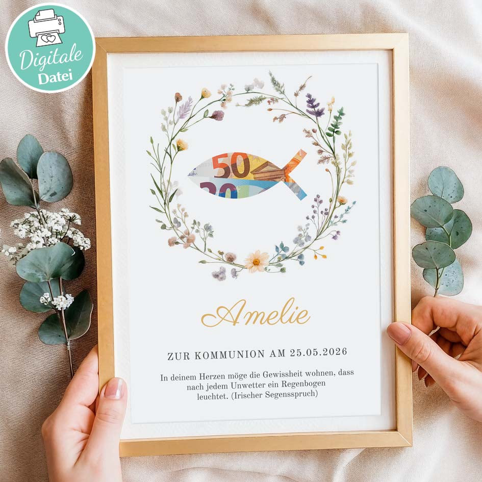 Geld schenken zur Kommunion