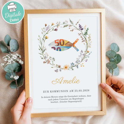 Geld schenken zur Kommunion