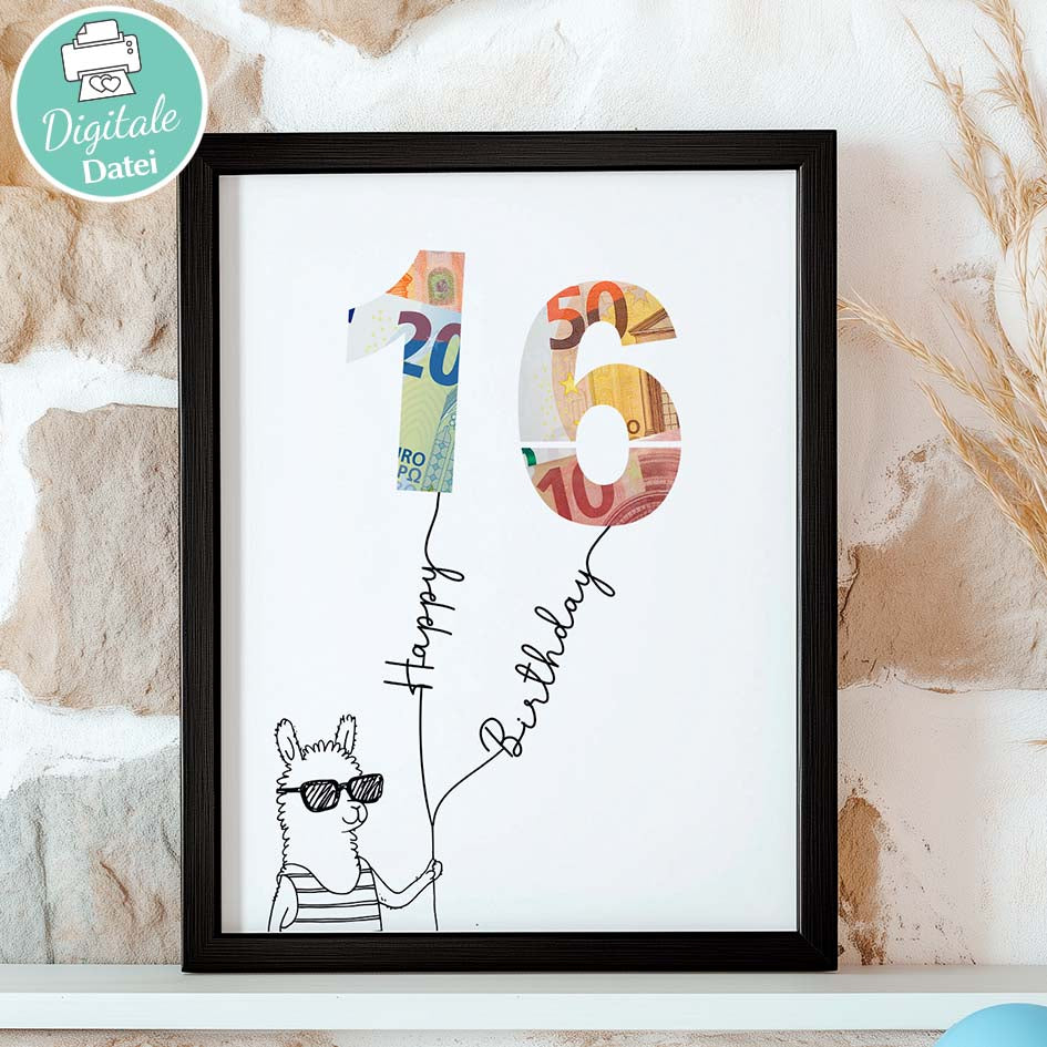 Geldgeschenk zum 16. Geburtstag Herzensprojekt Manufaktur