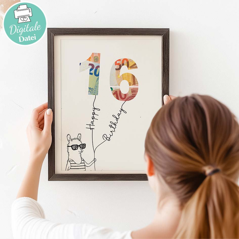 Geldgeschenk zum 16. Geburtstag Herzensprojekt Manufaktur