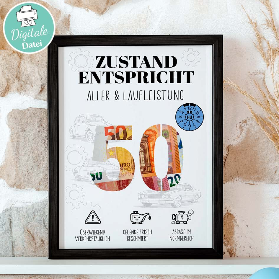 Geldgeschenk 50 Mann Herzensprojekt Manufaktur