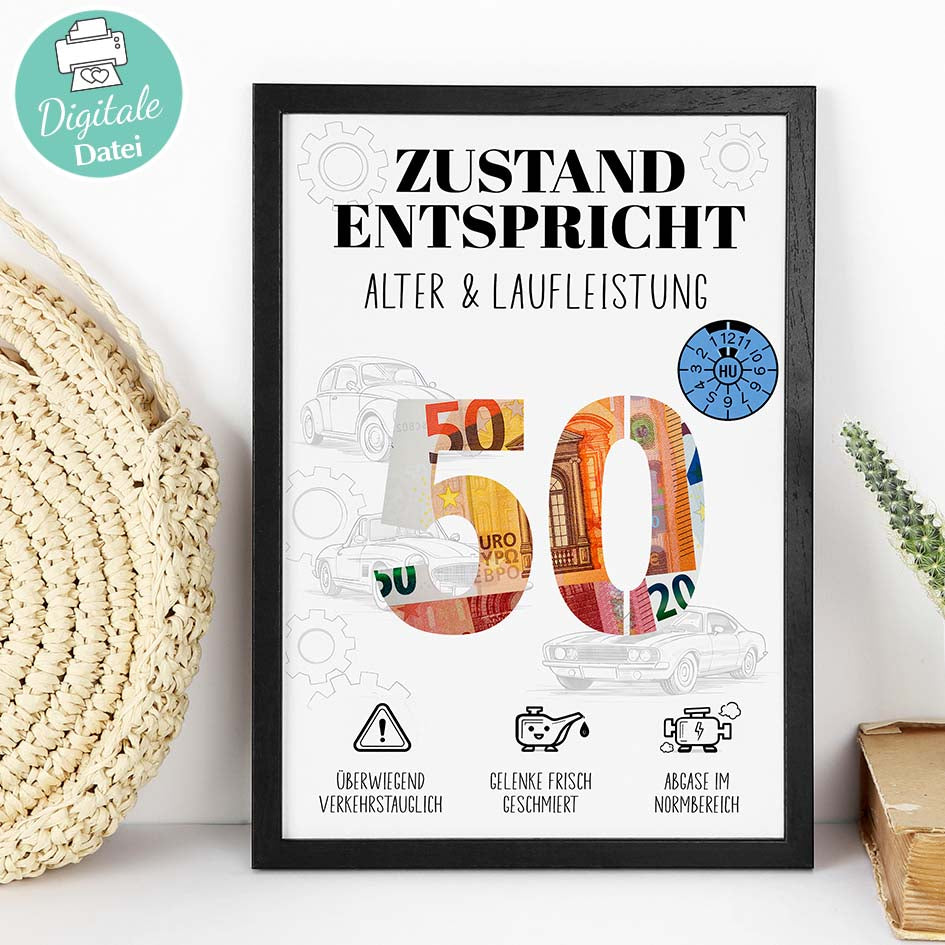 Geldgeschenk 50 Mann Herzensprojekt Manufaktur