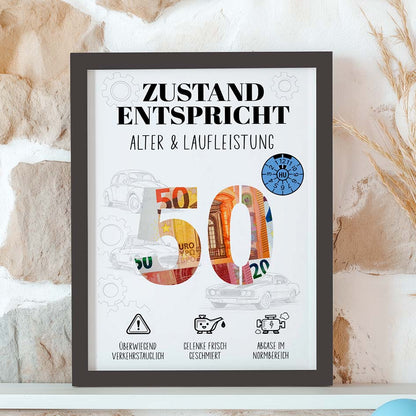 Geldgeschenk 50 Mann im Rahmen Herzensprojekt Manufaktur