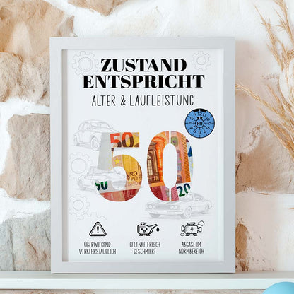 Geldgeschenk 50 Mann im Rahmen Herzensprojekt Manufaktur