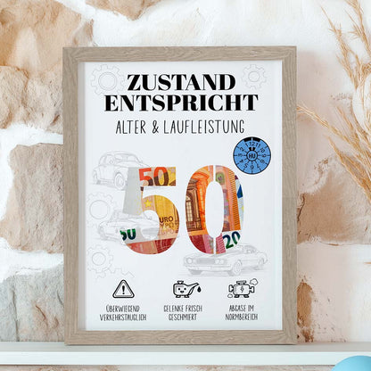 Geldgeschenk 50 Mann im Rahmen Herzensprojekt Manufaktur