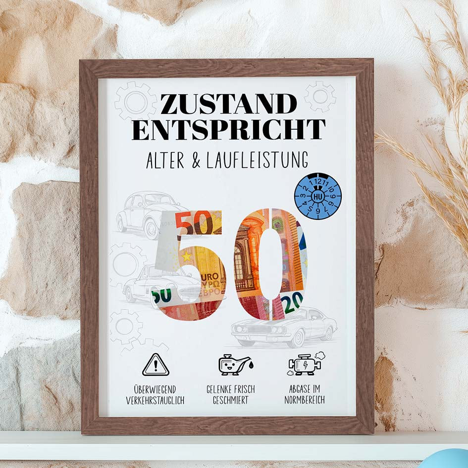 Geldgeschenk 50 Mann im Rahmen Herzensprojekt Manufaktur