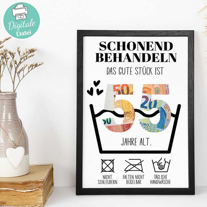 Geldgeschenk zum 55. Geburtstag Herzensprojekt Manufaktur