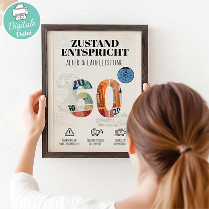 Geldgeschenk 60 Mann Herzensprojekt Manufaktur