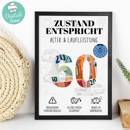 Geldgeschenk 60 Mann Herzensprojekt Manufaktur