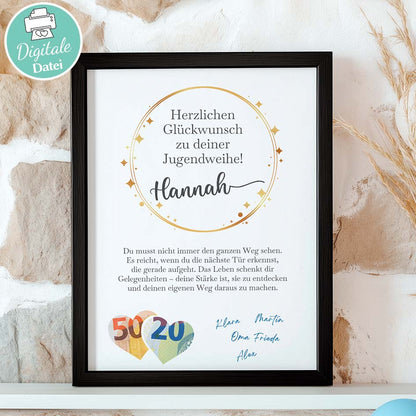 Geldgeschenk zur Jugendweihe