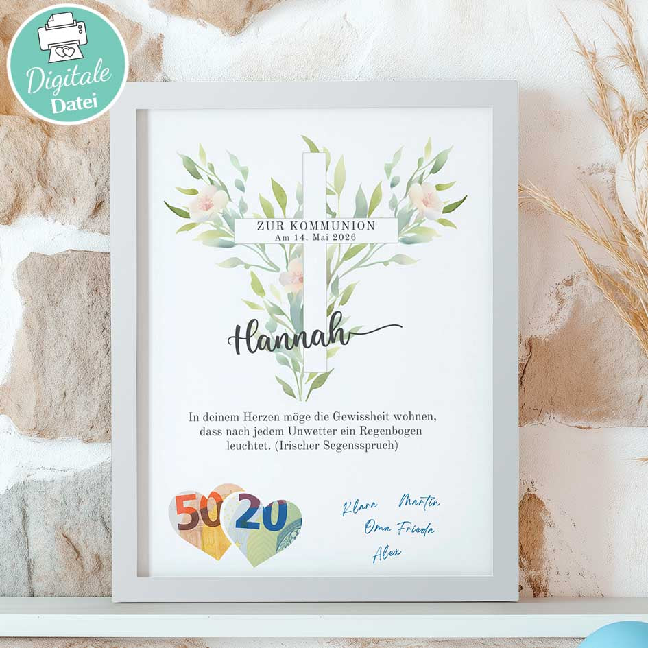 Geldgeschenk Kommunion