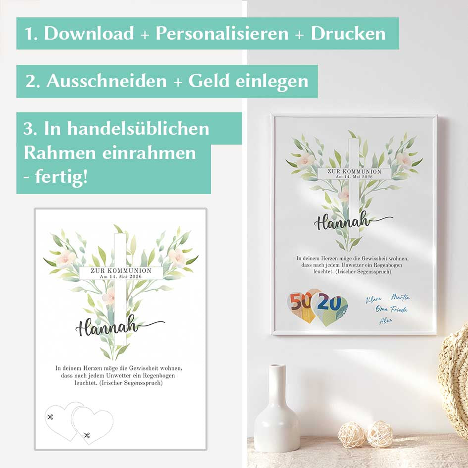 Geldgeschenk Kommunion