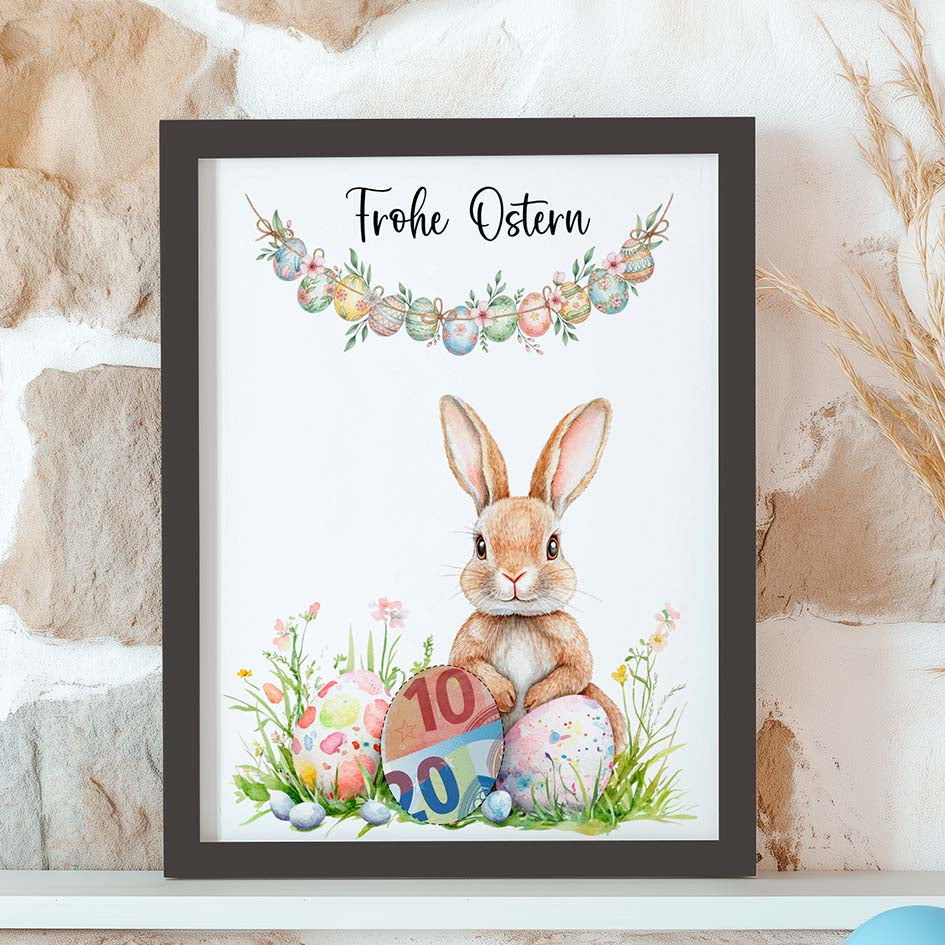 Geldgeschenk Ostern im Rahmen Herzensprojekt Manufaktur