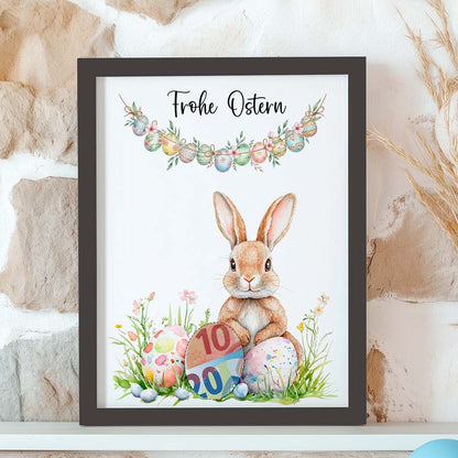 Geldgeschenk Ostern im Rahmen Herzensprojekt Manufaktur