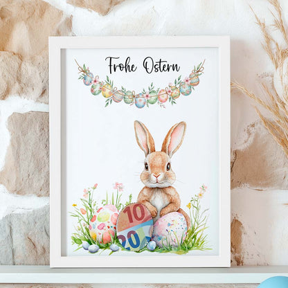 Geldgeschenk Ostern im Rahmen Herzensprojekt Manufaktur