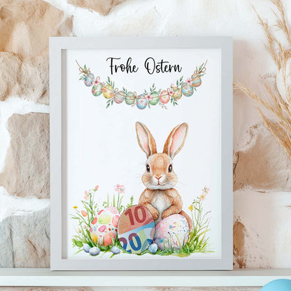 Geldgeschenk Ostern im Rahmen Herzensprojekt Manufaktur