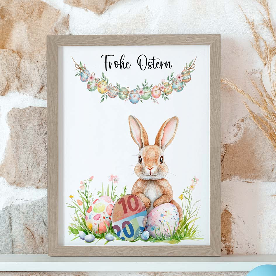 Geldgeschenk Ostern im Rahmen Herzensprojekt Manufaktur