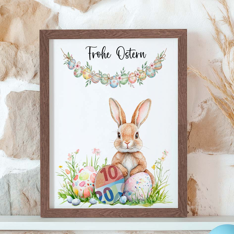 Geldgeschenk Ostern im Rahmen Herzensprojekt Manufaktur