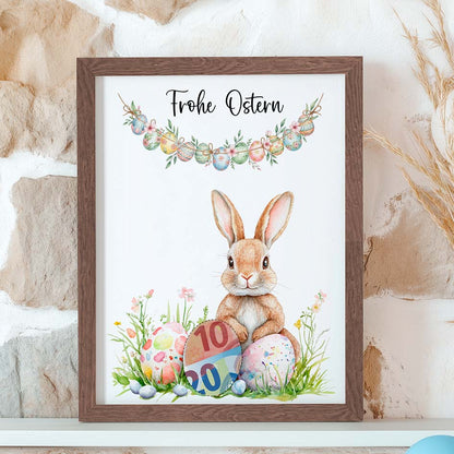 Geldgeschenk Ostern im Rahmen Herzensprojekt Manufaktur