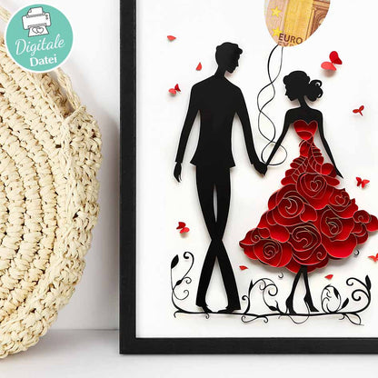 Geldgeschenk Vorlage Hochzeit Herzensprojekt Manufaktur