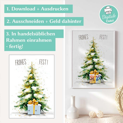 Geldgeschenk Weihnachten Herzensprojekt Manufaktur