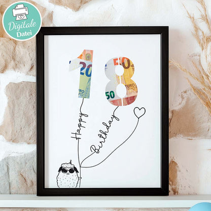 Geldgeschenk zum 18. Geburtstag Herzensprojekt Manufaktur