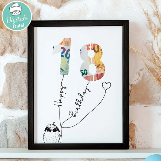 Geldgeschenk zum 18. Geburtstag Herzensprojekt Manufaktur