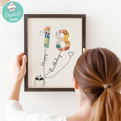 Geldgeschenk zum 18. Geburtstag Herzensprojekt Manufaktur