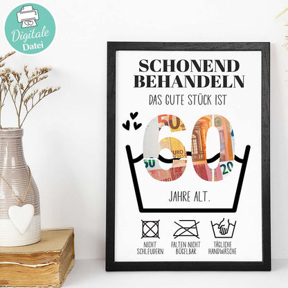 Geldgeschenk zum 60. Geburtstag Herzensprojekt Manufaktur