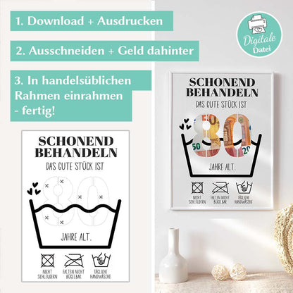 Geldgeschenk zum 80. Geburtstag Herzensprojekt Manufaktur