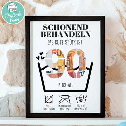 Geldgeschenk zum 90. Geburtstag Herzensprojekt Manufaktur