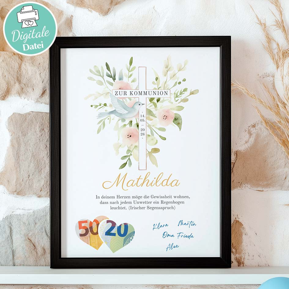 Geldgeschenk zur Kommunion