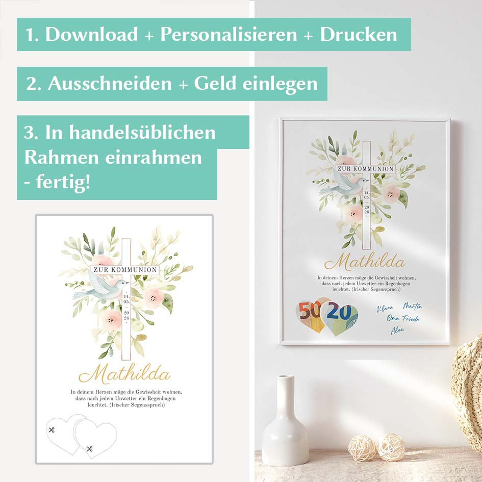 Geldgeschenk zur Kommunion