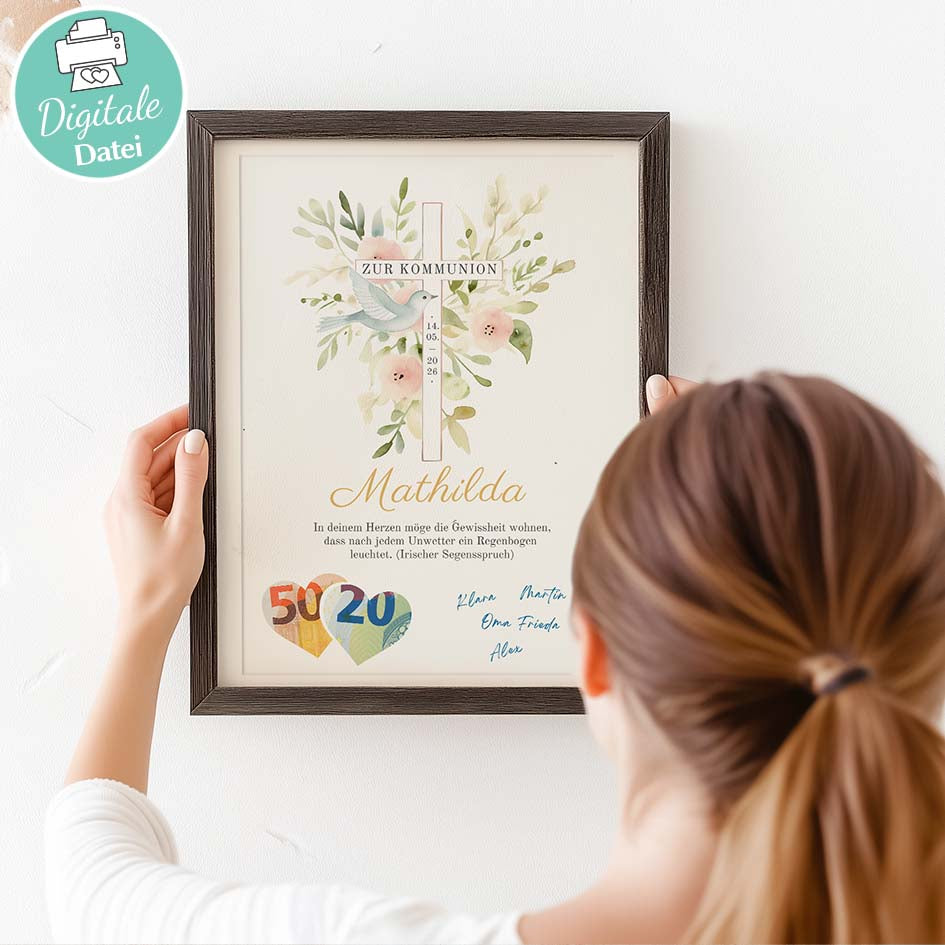 Geldgeschenk zur Kommunion